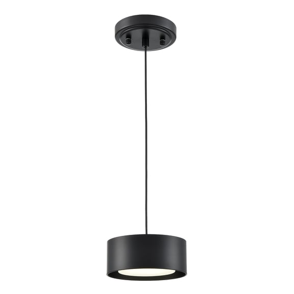 Belem Modern Black LED Pendant Light Fixture , Built-in LED