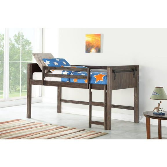 Belen Kox Twin Barn Door Low Loft