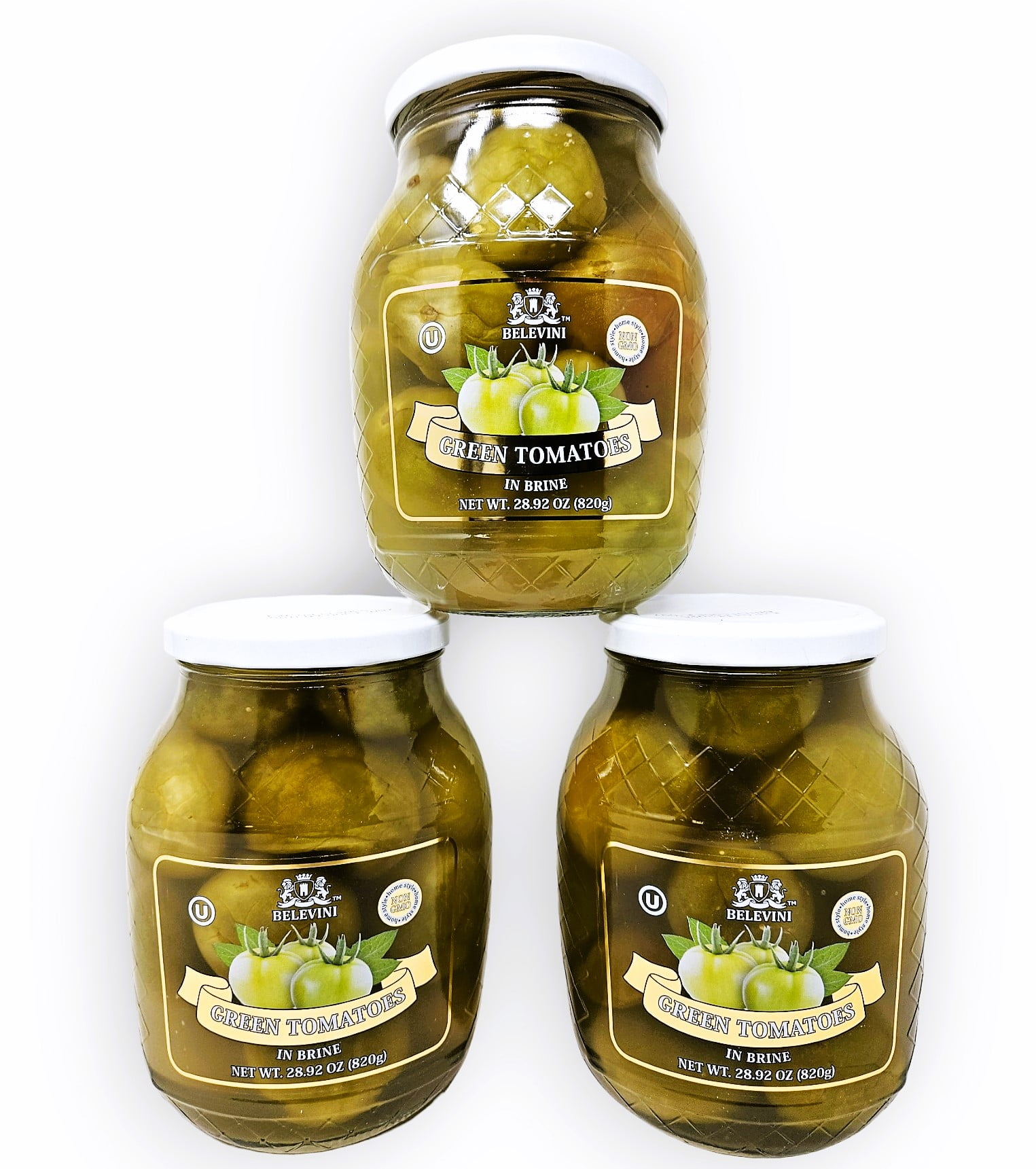 Belevini Pickled Green Tomatoes in Brine Rich in Nutrients Kosher