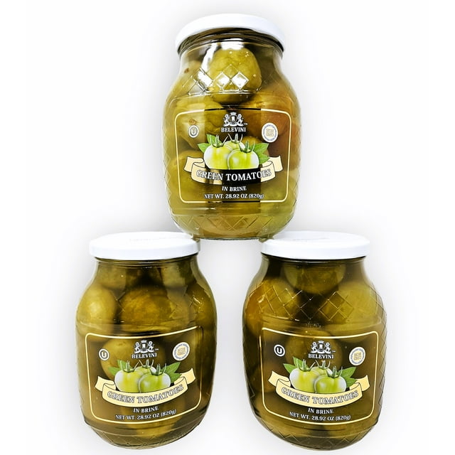 Belevini Pickled Green Tomatoes in Brine Rich in Nutrients Kosher