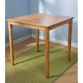 thumbnail image 1 of Belfast Bar-Height Dining Table in Oak Finish with Shaker Style Wood Design, 1 of 7