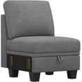 thumbnail image 1 of Belffin 22.8” Single Seat Module with Storage for Modular Sectional Sofa Couch. Light Grey., 1 of 8