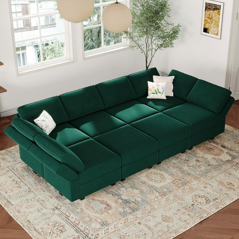 Emerald green sofa bed discount