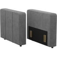 thumbnail image 1 of Belffin Side Armrest for Modular Sectional Sofa, Armrest Module for Sectional Sleeper Sofa Bed Grey, 1 of 6