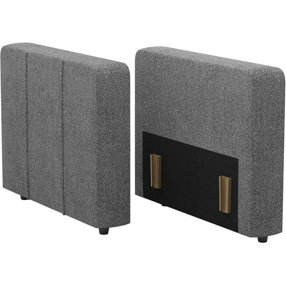 Belffin Side Armrest for Modular Sectional Sofa, Armrest Module for Sectional Sleeper Sofa Bed Grey