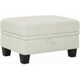 thumbnail image 1 of Belffin Standard Ottoman with Storage for Modular Sectional Couch. Beige., 1 of 6