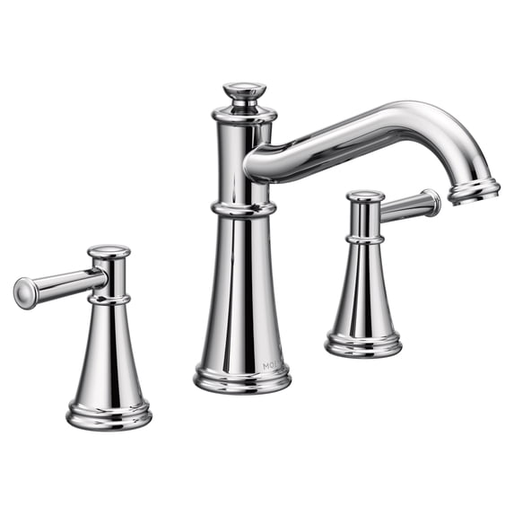 Belfield Chrome Two-handle Roman Tub Faucet