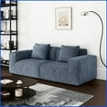 thumbnail image 1 of Belfin Modular Chenille Sectional Sofa - Convertible Tofu Block for Living Room & Bedroom, Washable Fabric & Wide Sitting Depth, 1 of 11