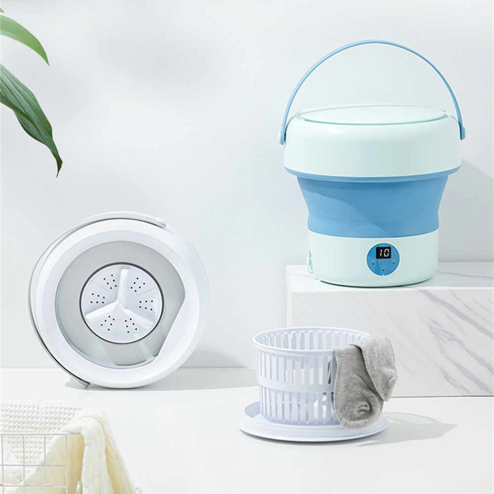 Belfoyer New mini folding washing machine household underwear folding