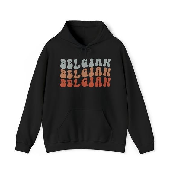 Belgian Belgium Pride Hoodie, Gifts, Hooded Sweatshirt