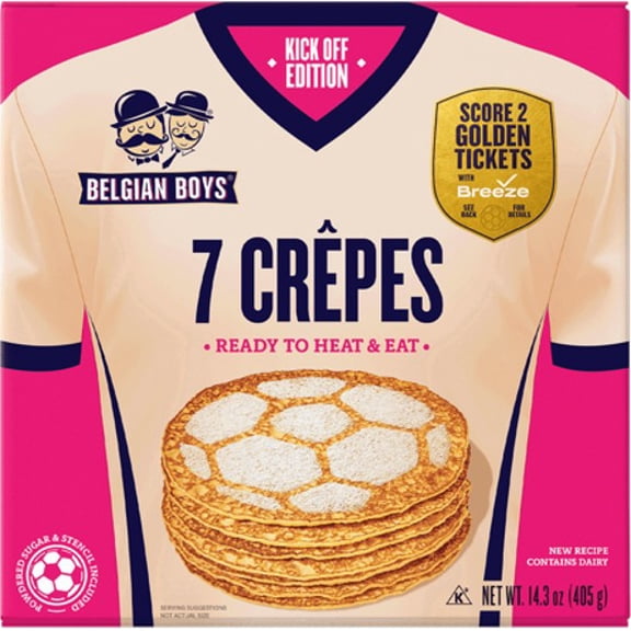 Belgian Boys Limited Kick Off Edition Crepes 7ct 14.3oz