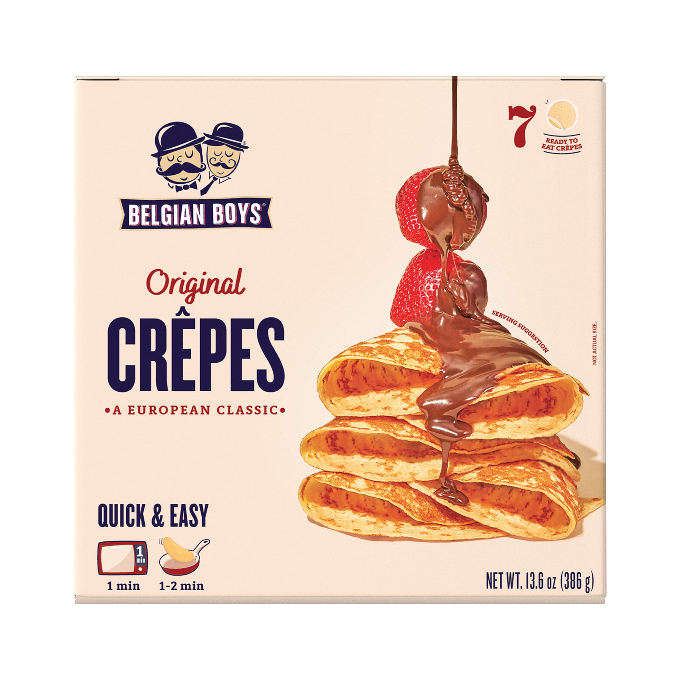 Belgian Boys Ready-to-Eat Original Crepes, 7 Count