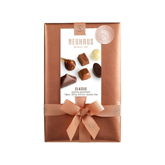 Belgian Chocolate Classic Ballotin 1/2 lb Assorted Chocolates 18