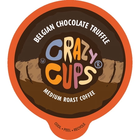 Belgian Chocolate Truffle Naturally Flavored Coffee By Crazy Cups