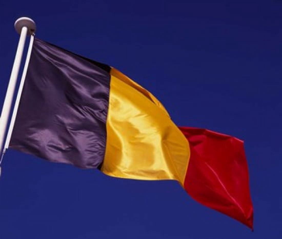 Belgian Flag Canvas Art - Paul Thompson DanitaDelimont (27 x 23)