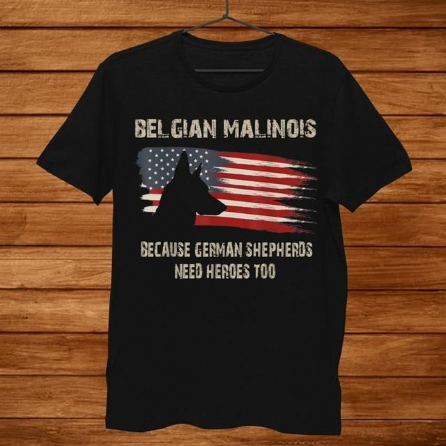 Belgian Malinois American Flag Funny Shirt Dog Shirt Gift Black Unisex Belgian Malinois American Flag Funny Shirt Dog Shirt Gift Black Unisex