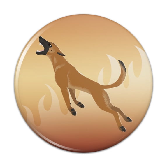 Belgian Malinois Dog Bite Training Pinback Button Pin