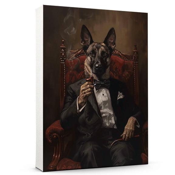 Belgian Malinois Dog Painting Poster Art Print Home Dog Canvas Wall Art Bedroom Decor Painting Canvas Wall Art Living Room Posters Gifts