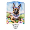 thumbnail image 1 of Belgian Malinois Easter Egg Hunt Ceramic Night Light 4 in x 6 in, 1 of 3