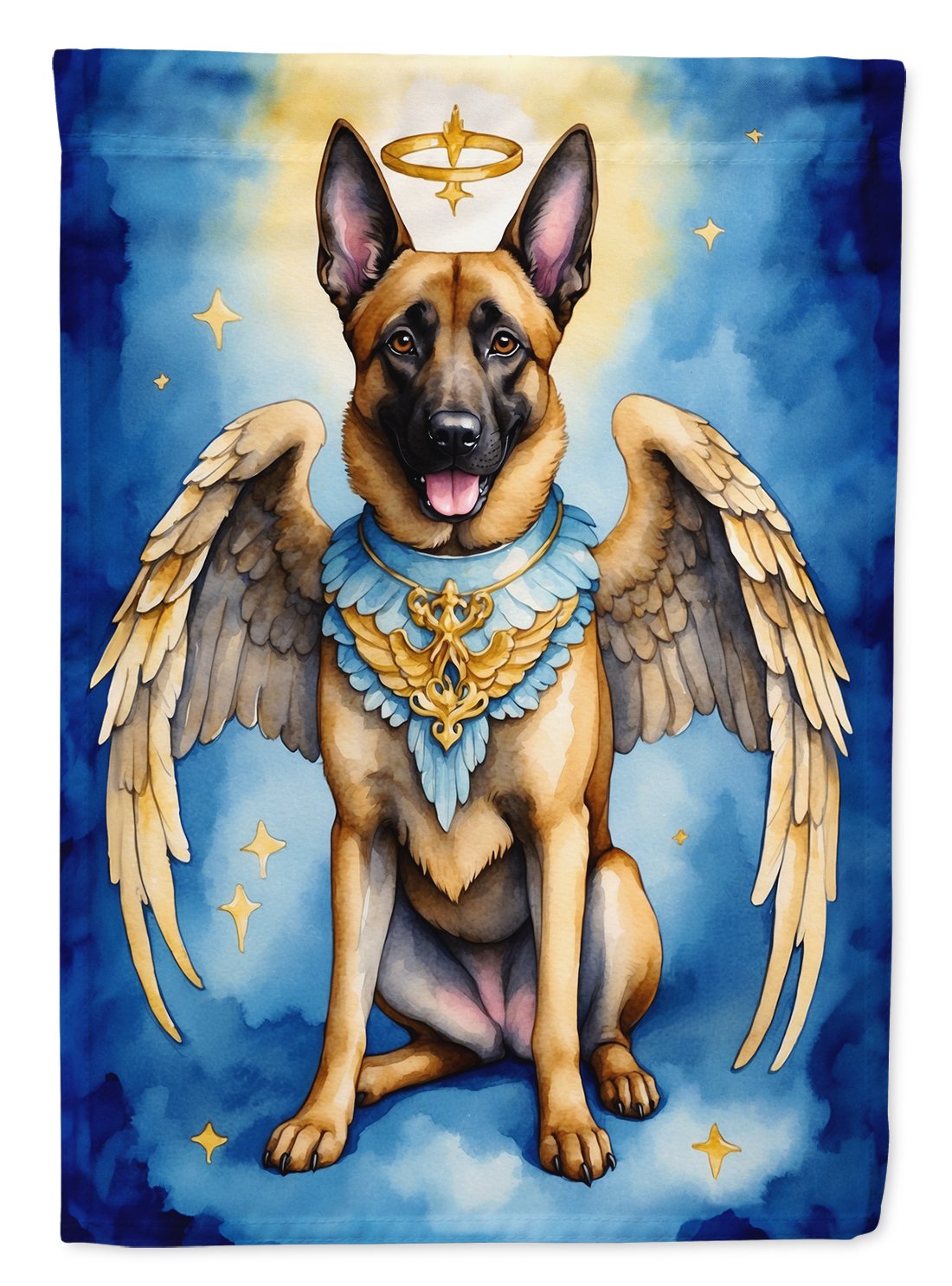 Belgian Malinois My Angel House Flag 28 in x 40 in