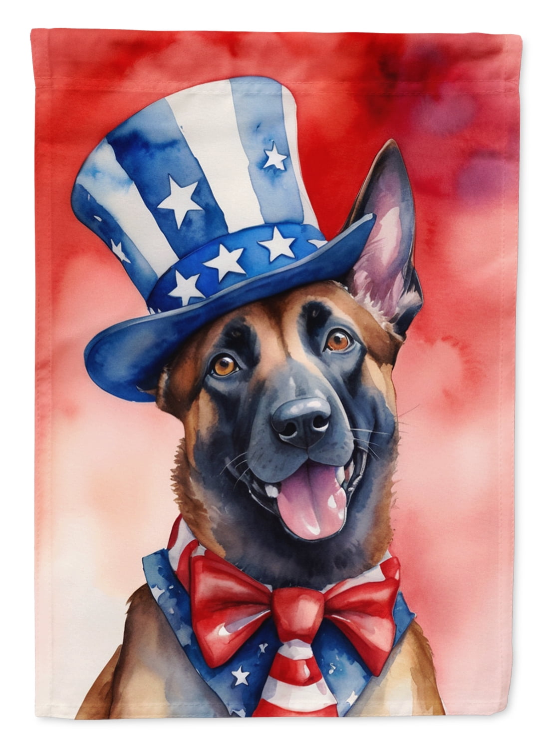 Belgian Malinois Patriotic Garden Flag 11.25 in x 15.5 in