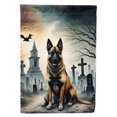 thumbnail image 1 of Belgian Malinois Spooky Halloween Garden Flag 11.25 in x 15.5 in, 1 of 7