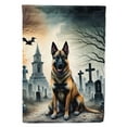 thumbnail image 1 of Belgian Malinois Spooky Halloween House Flag 28 in x 40 in, 1 of 7