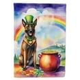 thumbnail image 1 of Belgian Malinois St Patrick's Day Garden Flag 11.25 in x 15.5 in, 1 of 29