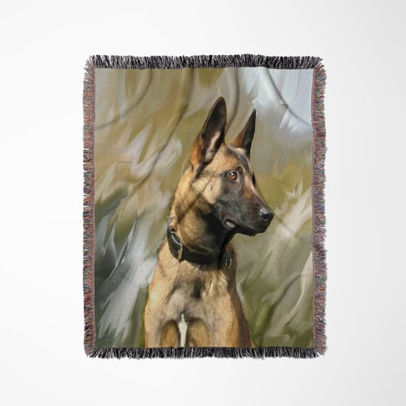 Belgian Malinois, Woven Blanket