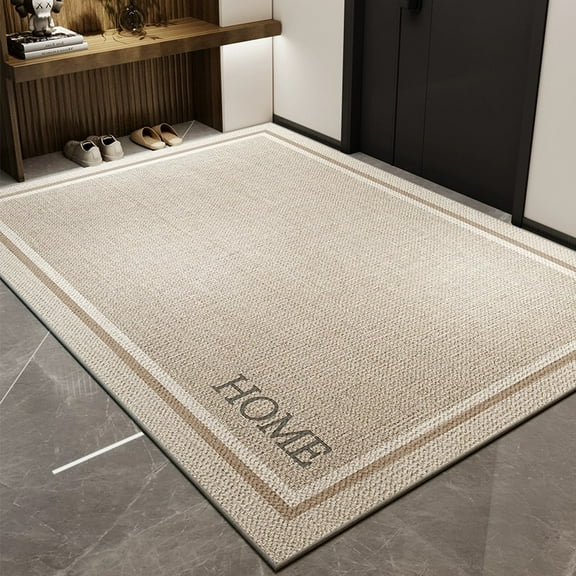 Belgian Pile 2x3 Feet Door Mat, Dirty Resistant Wear Resistant Slip Resistant Not Easy to Lose Hair, Household, High Density Woven Carpet, 1 Piece