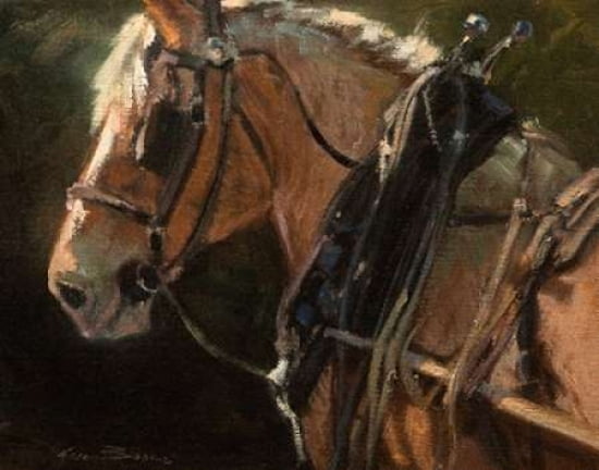 Belgian Plein Air Canvas Art - Karen Bonnie (22 x 28)