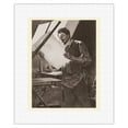 thumbnail image 1 of Belgian Printmaker Félicien Rops in his Studio - From an Original Photogravure by Paul Mathey c.1893 - Fine Art Rolled Canvas Print 11in x 14in, 1 of 4