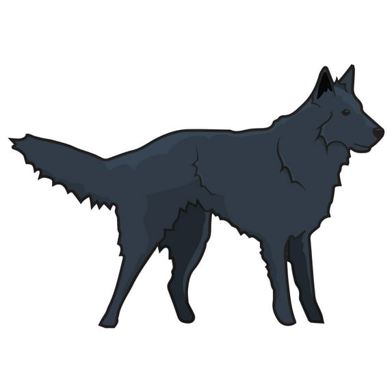 Belgian Sheepdog Decal | Indoor/Outdoor | Dog Lover Super Cute Sticker for SUV Windows, Dorm Rooms, Bedroom, Offices | SignMission personalized gift | 36"