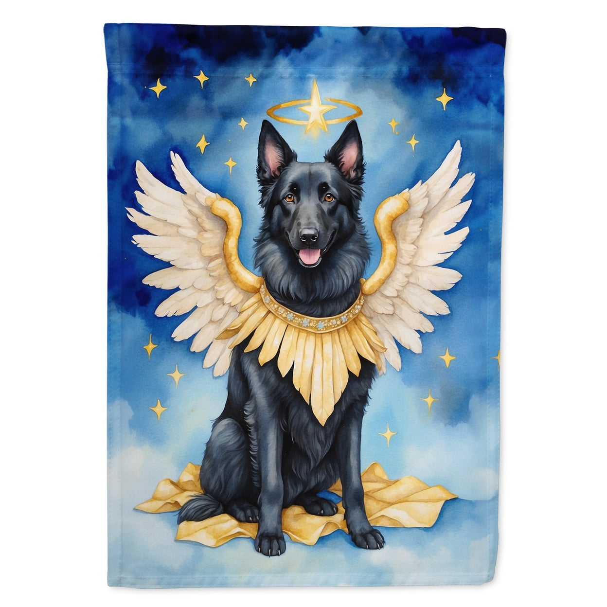 Belgian Sheepdog My Angel House Flag 28 in x 40 in