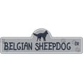 thumbnail image 1 of Belgian Sheepdog Street Sign | Indoor/Outdoor | Dog Lover Funny Home Décor for Garages, Living Rooms, Bedroom, Offices | SignMission personalized gift | 24" Wide, 1 of 5
