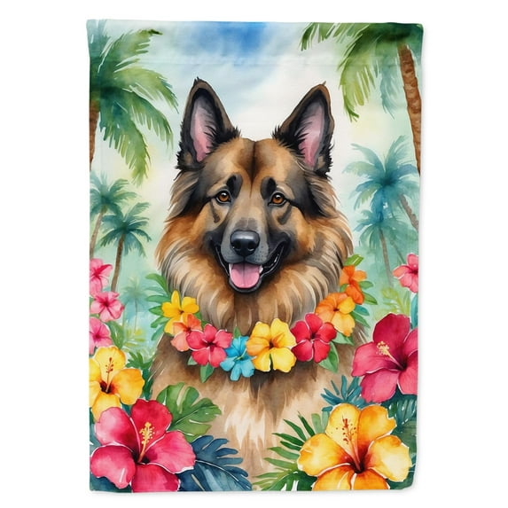 Belgian Tervuren Luau Garden Flag 11.25 in x 15.5 in