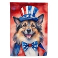 thumbnail image 1 of Belgian Tervuren Patriotic Garden Flag 11.25 in x 15.5 in, 1 of 5