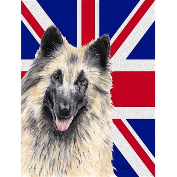 Belgian Tervuren With English Union Jack British Flag Flag Garden Size
