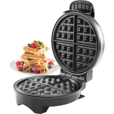CucinaPro Belgian Waffle Maker- Non-Stick 7" Waffler Iron w Adjustable Browning Control