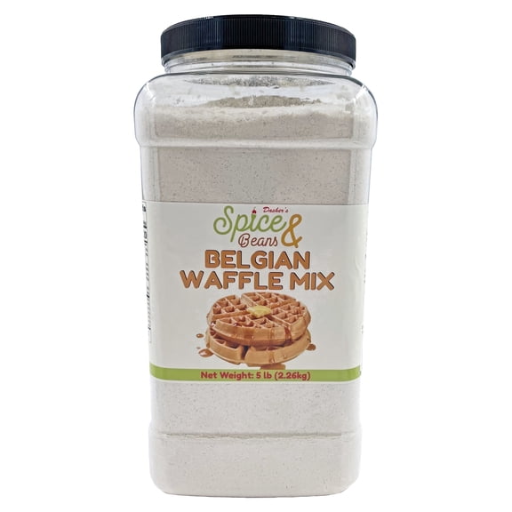 Belgian Waffle Mix By Dasher's Spice & Beans | Light and Fluffy | 5 lb