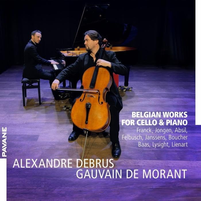 Alexandre Debrus Belgian Works for Cello & Piano (CD) Album