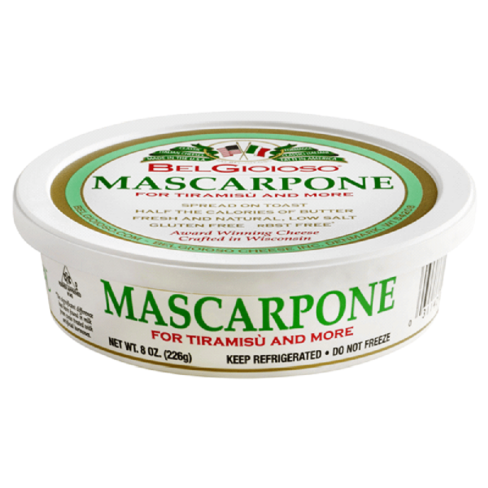 Belgioioso Mascarpone Cup, 8OZ, 12 Pack