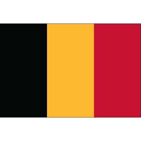 Belgium 3' x 5' Indoor Polyester Country Flag