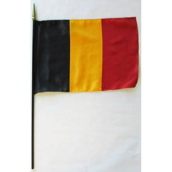 Belgium - 8"X12" Stick Flag