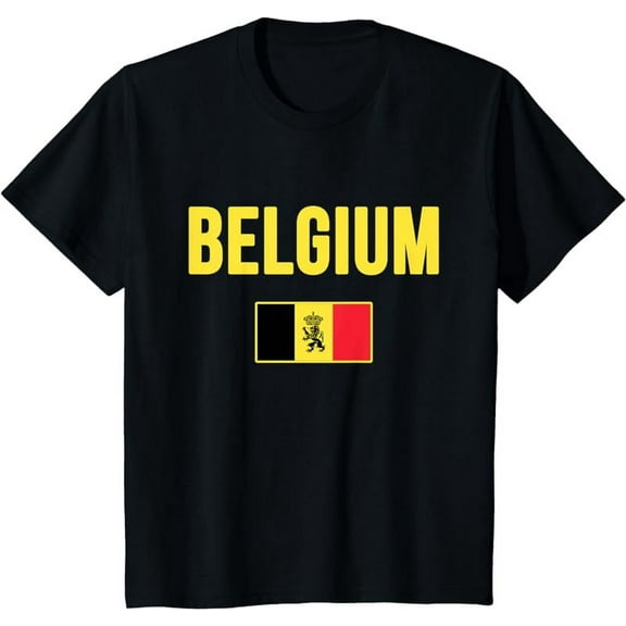 Belgium Belgian Flag Souvenir Belgie T-Shirt