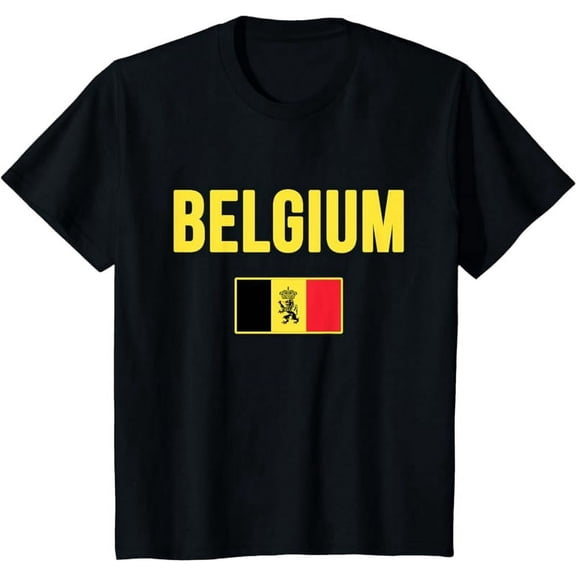 Belgium Belgian Flag Souvenir Belgie T-Shirt
