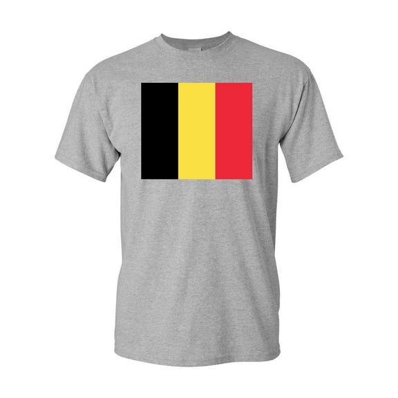 Belgium Country Flag Adult DT T-Shirt Tee