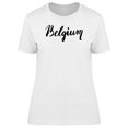 thumbnail image 1 of Belgium Country Name Tee Women's -Image by Shutterstock, 1 of 2