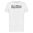 thumbnail image 1 of Belgium Country Name With Photo T-Shirt Men -Image by Shutterstock, Male Small, 1 of 2