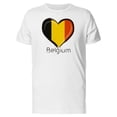 thumbnail image 1 of Belgium Flag Heart Tee Men's -Image by Shutterstock, 1 of 2